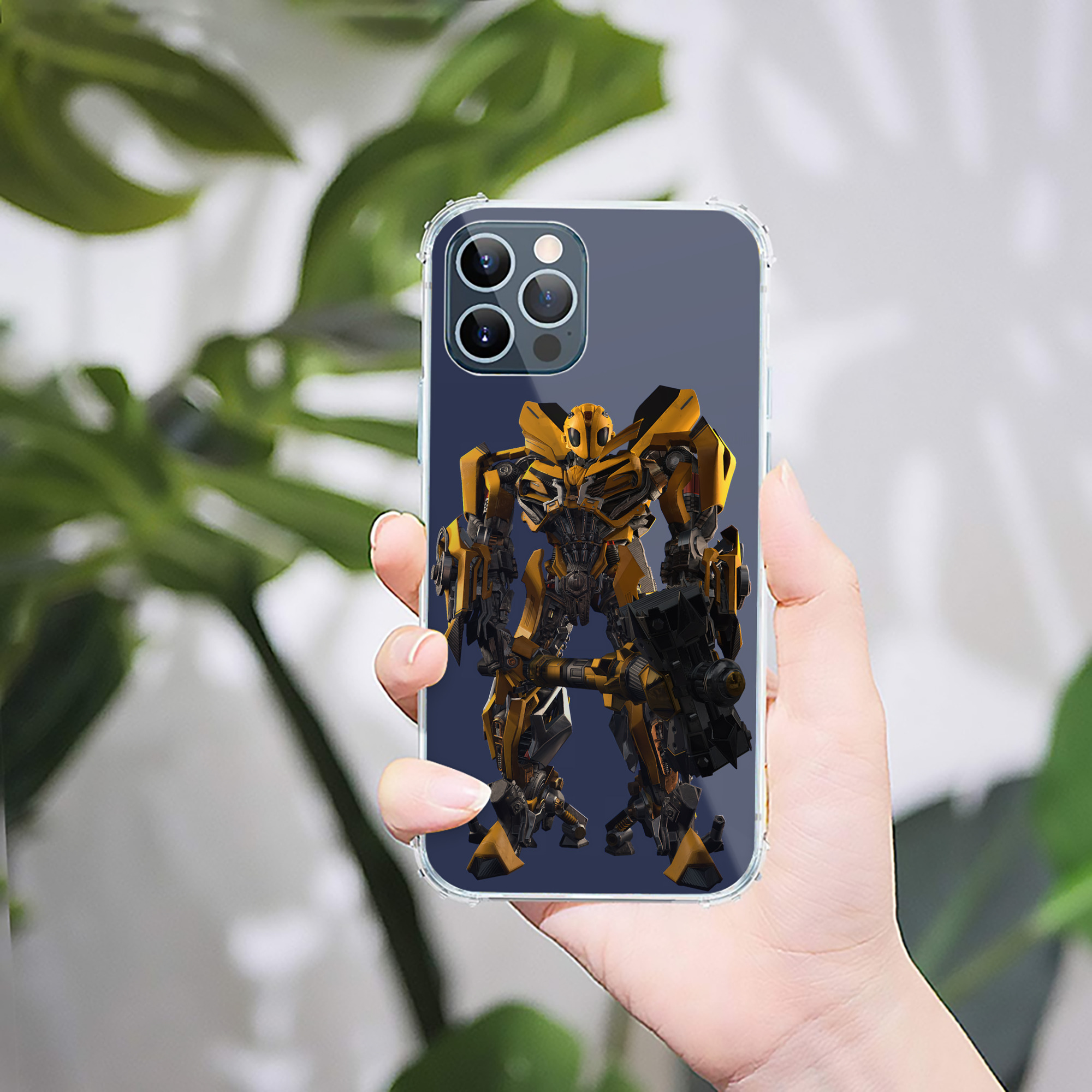 （画像用） Transformers トランスフォーマー 【iPhone 12シリーズ対応】透明スマホケース（クリアソフトケース）
